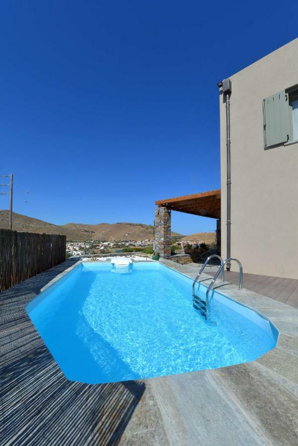 Luxurious 2019Blt Seaview Villa Wth Swimming Pool Korissia  Eksteriør billede